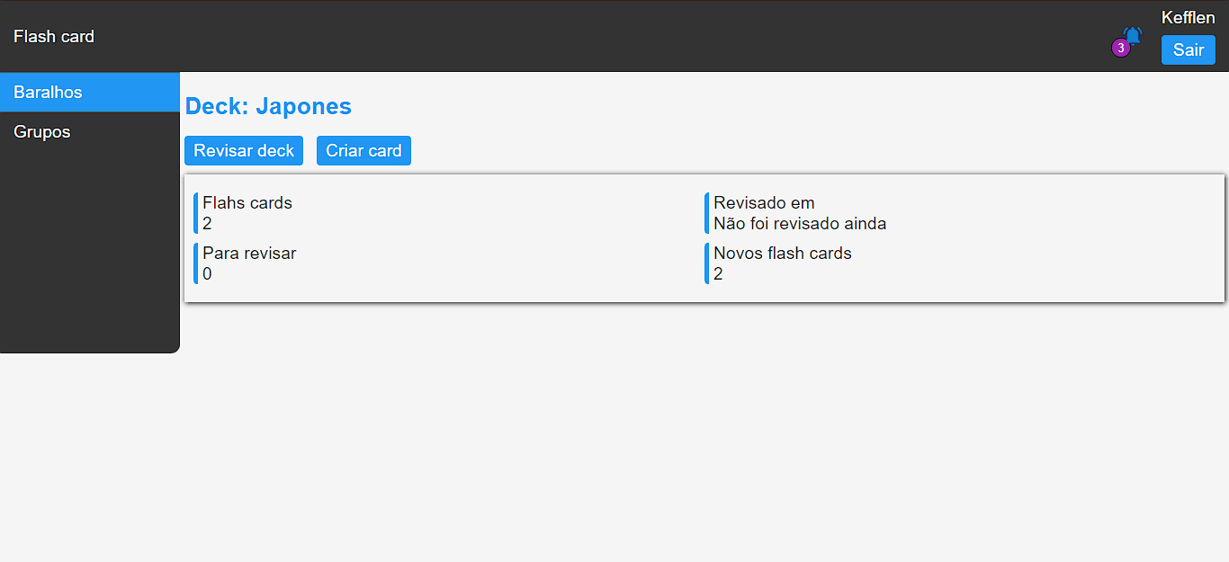 Imagem da seção Deck